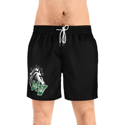 Mounds View Mustangs Men's Mid-Length Swim Shorts