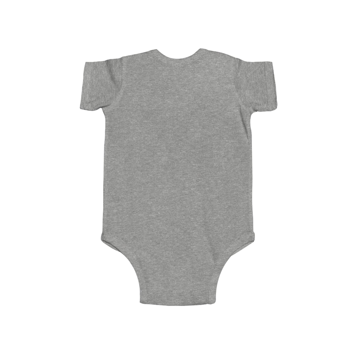 Back view of America 250th Anniversary Onesie, a soft gray bodysuit celebrating America's 250th anniversary.