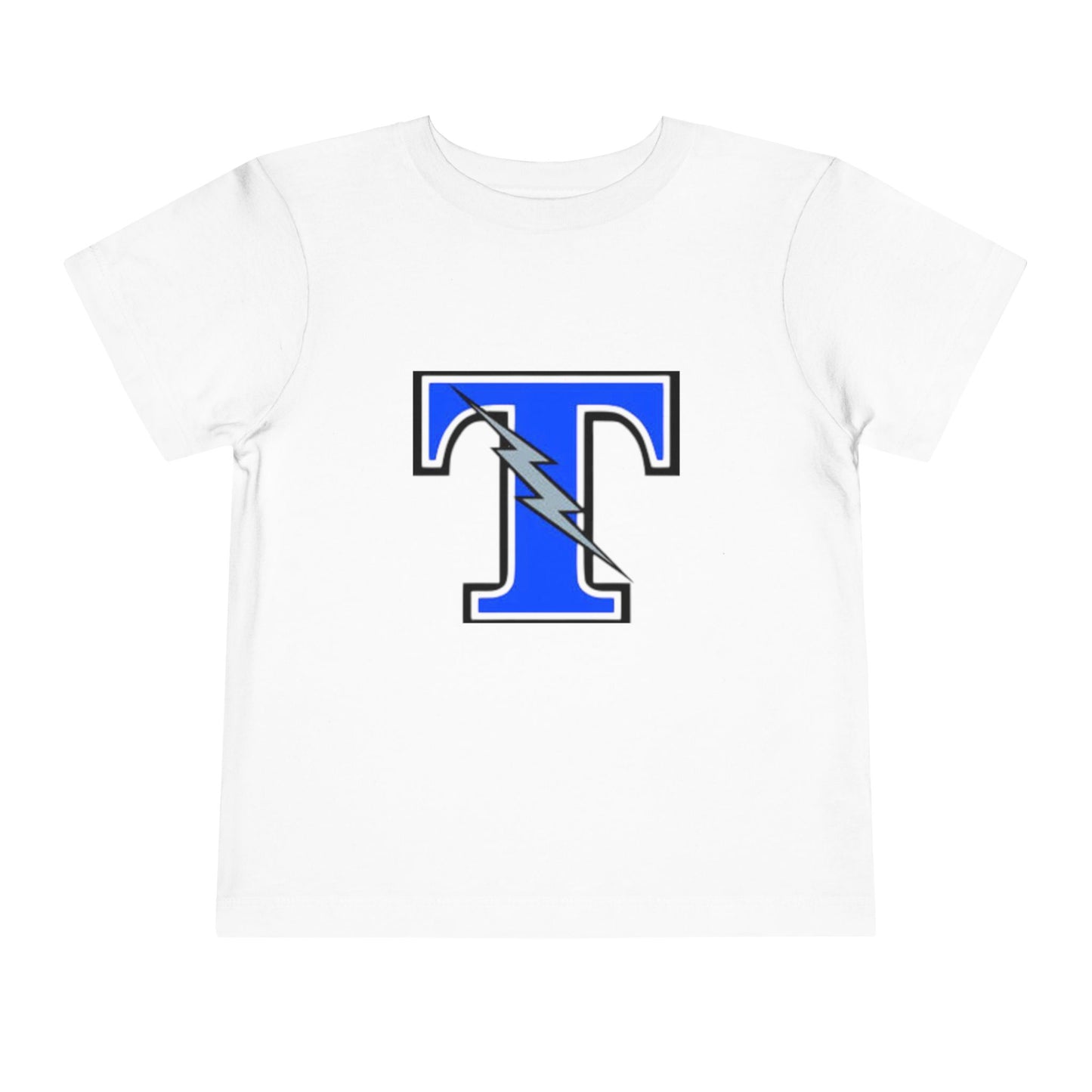 Tartan Titans Toddler Short Sleeve Tee - Fun Lightning Bolt Design