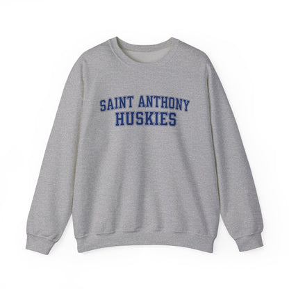 Saint Anthony Huskies Unisex Heavy Blend™ Crewneck Sweatshirt - Cozy Graphic Fashion