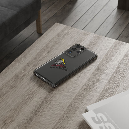 Clear Phone Case with Harding Logo