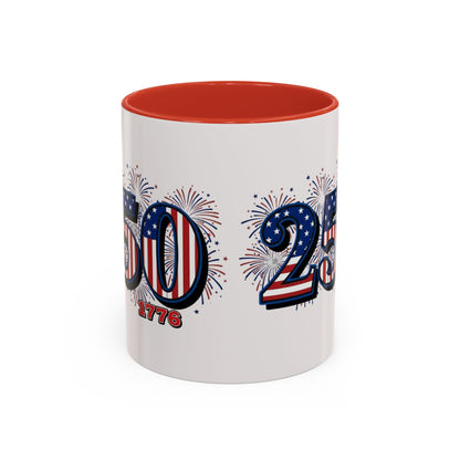 Patriotic Coffee Mug - Americas 250th Anniversary