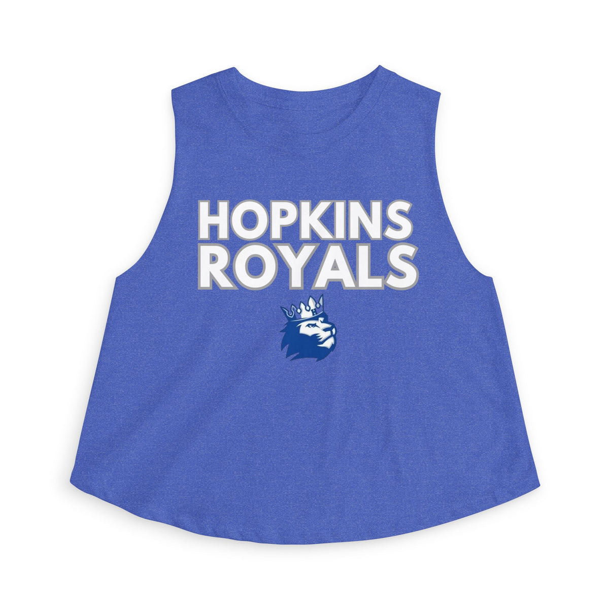 Hopkins Royals Women's Crop Top — School Spirit Athletic Cropped Tank
