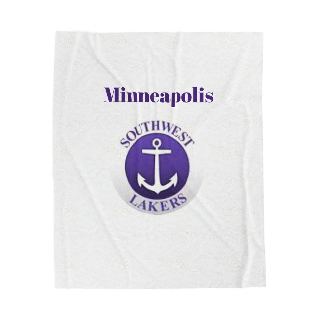 Minneapolis Southwest Lakers Velveteen Plush Blanket - Cozy Team Spirit Throw