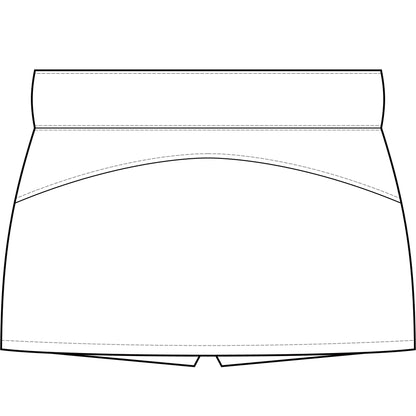 Logger's Trail Golf Course Women's Skort (White)— Athletic Golf & Tennis Wear