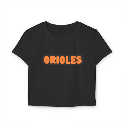 Saint Louis Park Orioles Women’s Baby Tee - Retro Graphic Top for Casual Vibes