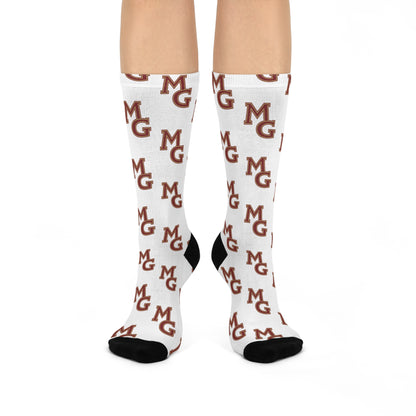 Cozy Monogrammed Cushioned Crew Socks for Everyday Comfort