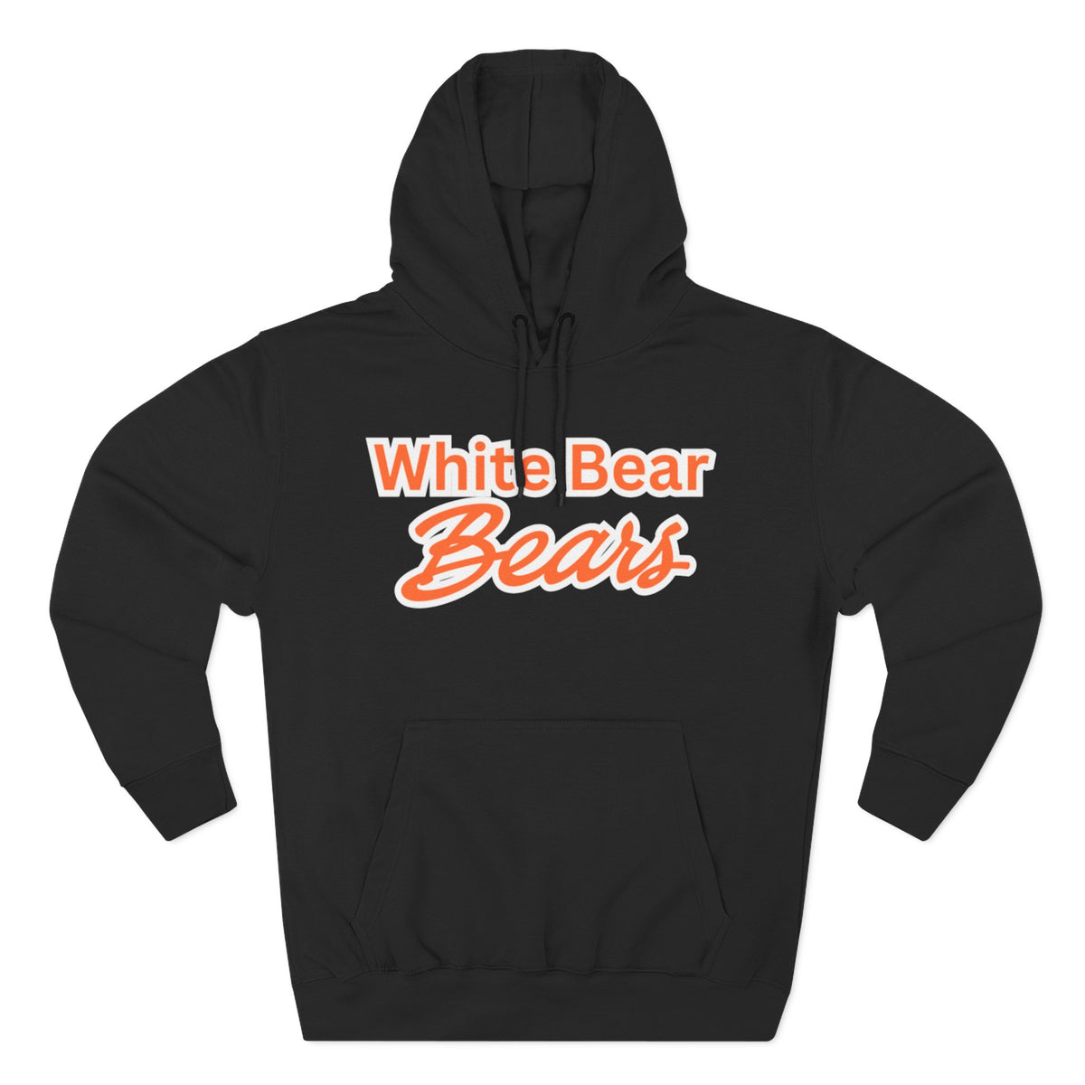 White Bear Lake Bears Hoodie — Collegiate Pullover with Bold Varsity Text