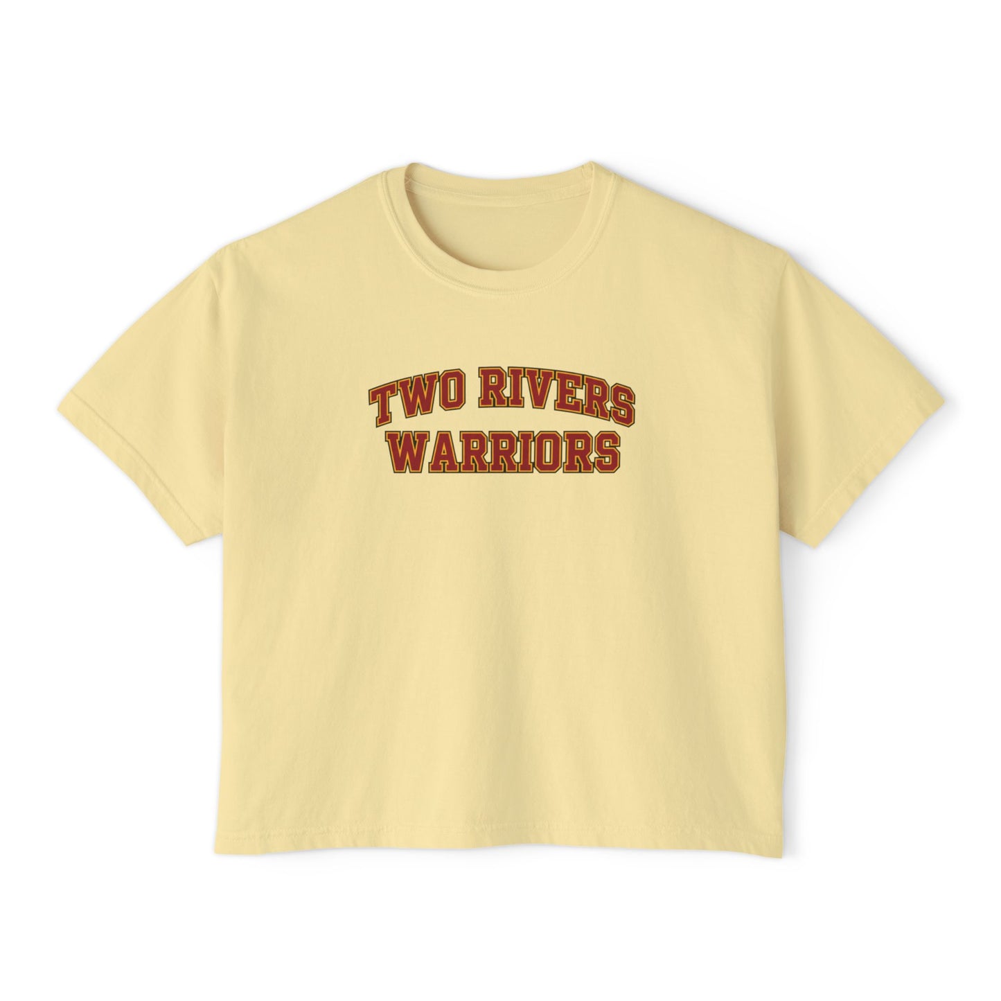 Two Rivers Warriors Casual Women's Boxy Tee