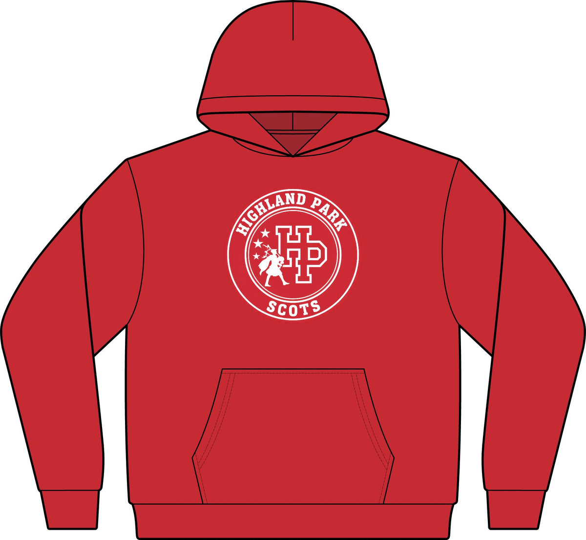Saint Paul Highland Park Scots Logo Hoodie