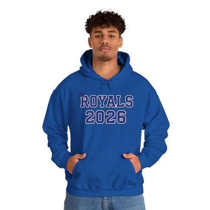 Woodbury Royals Class of 2026 Block Hoodie