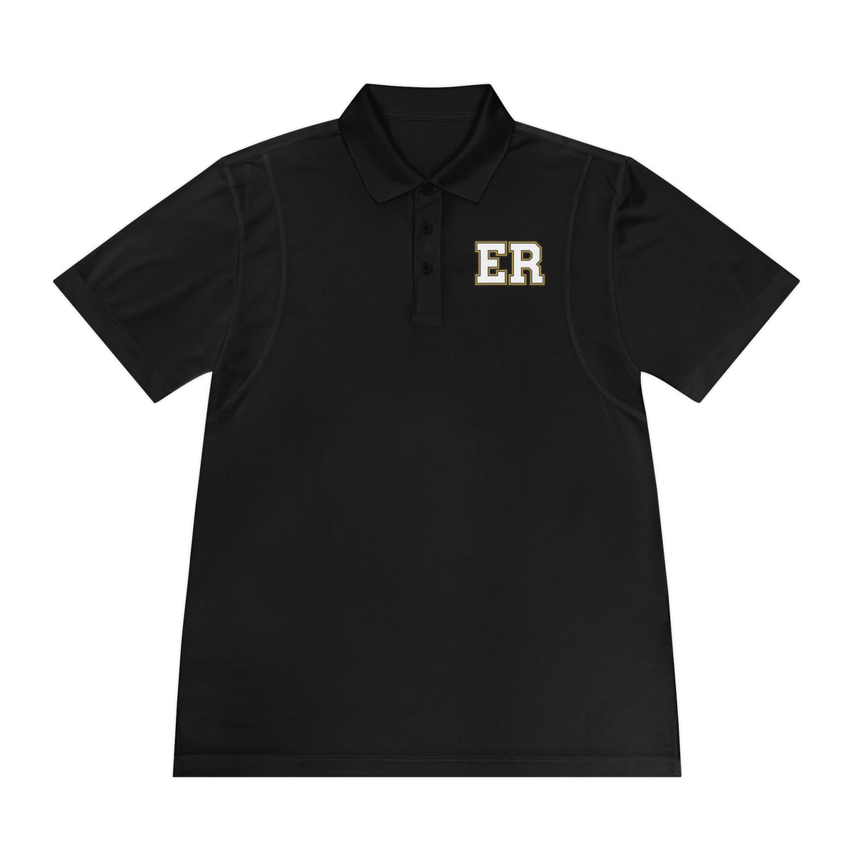 East Ridge Raptors Men's Sport Polo Shirt - Black or Vegas Gold