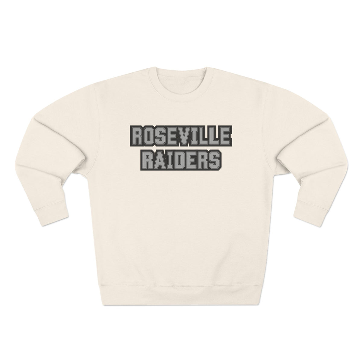 Roseville Raiders Unisex Crewneck Sweatshirt with Minimalist Design