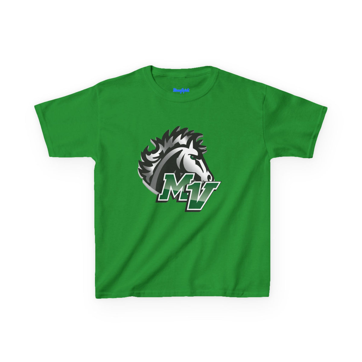 Mounds View Mustangs Logo Tee – Youth School Spirit Shirt