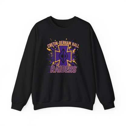 Raiders Crest Sweatshirt — Cretin-Derham Hall Purple & Gold Crewneck