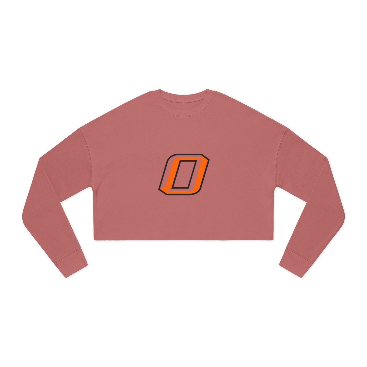 Osseo Orioles Trendy Women's Cropped Sweatshirt with Unique Graphic Design