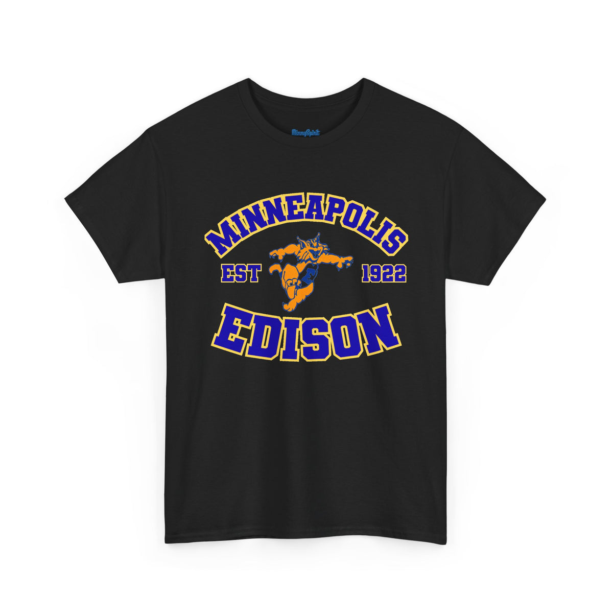 Edison Minneapolis Tee - Vintage Mascot School Spirit Shirt (Est. 1922)