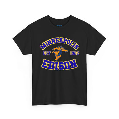 Edison Minneapolis Tee - Vintage Mascot School Spirit Shirt (Est. 1922)
