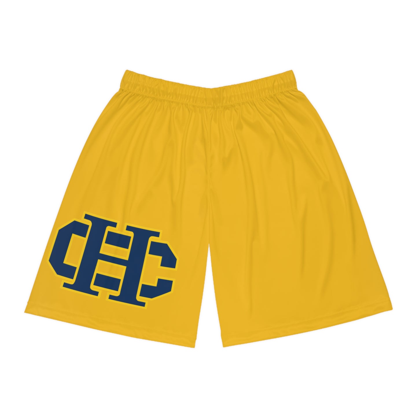 Columbia Heights Hylanders Men's Yellow Basketball Shorts