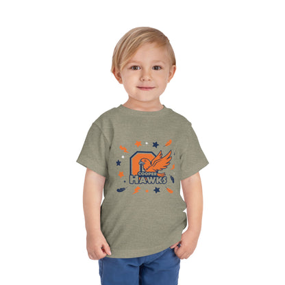 Robbinsdale Cooper Hawks Toddler Short Sleeve Tee – Playful & Sporty Shirt for Little Fans