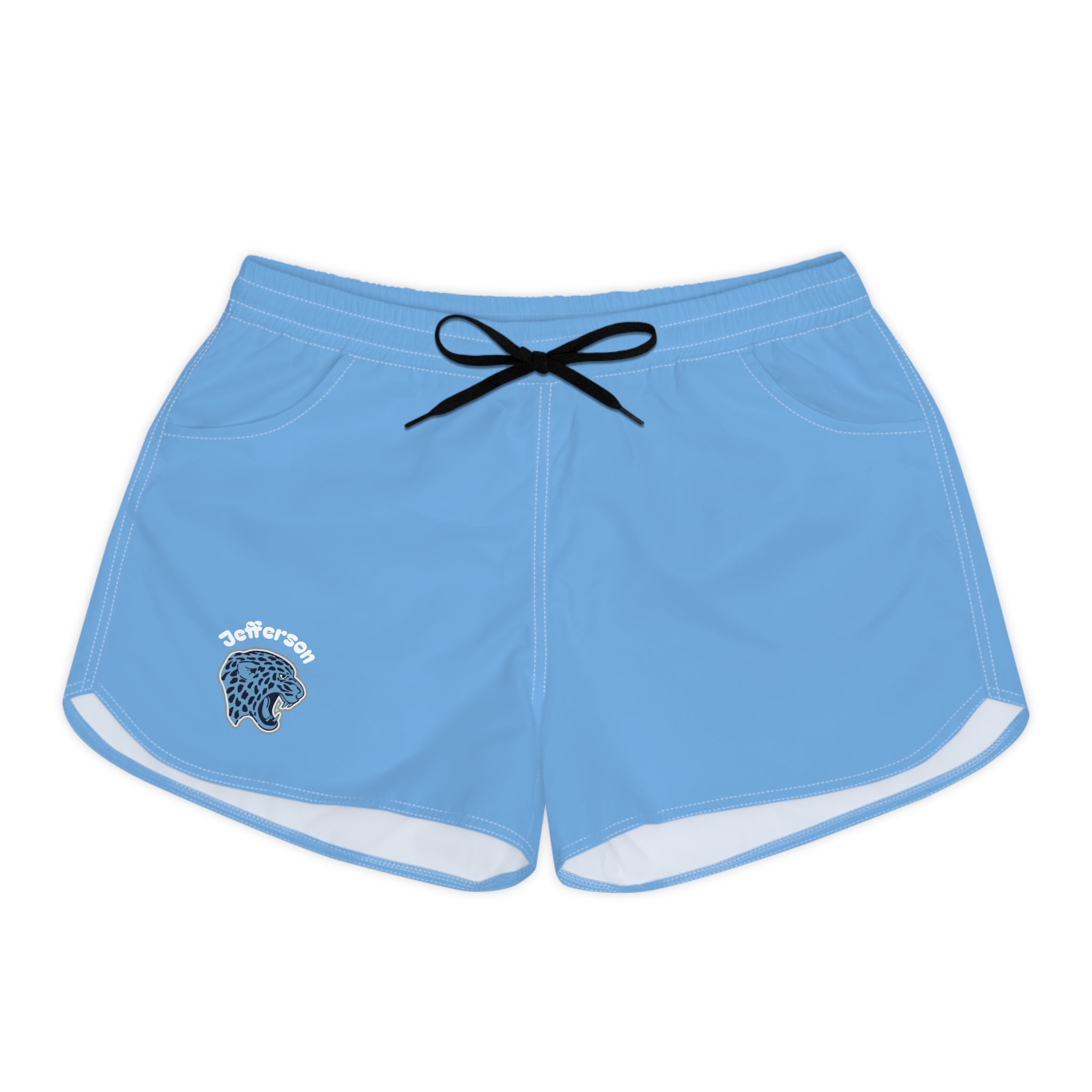 Bloomington Jefferson Jaguars Light Blue Women's Casual Shorts