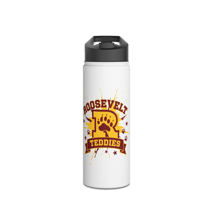 Minneapolis Roosevelt Teddies Stainless Steel Water Bottle, Motivational Hydration Bottle, Sports Water Bottle, Eco-Friendly Gift