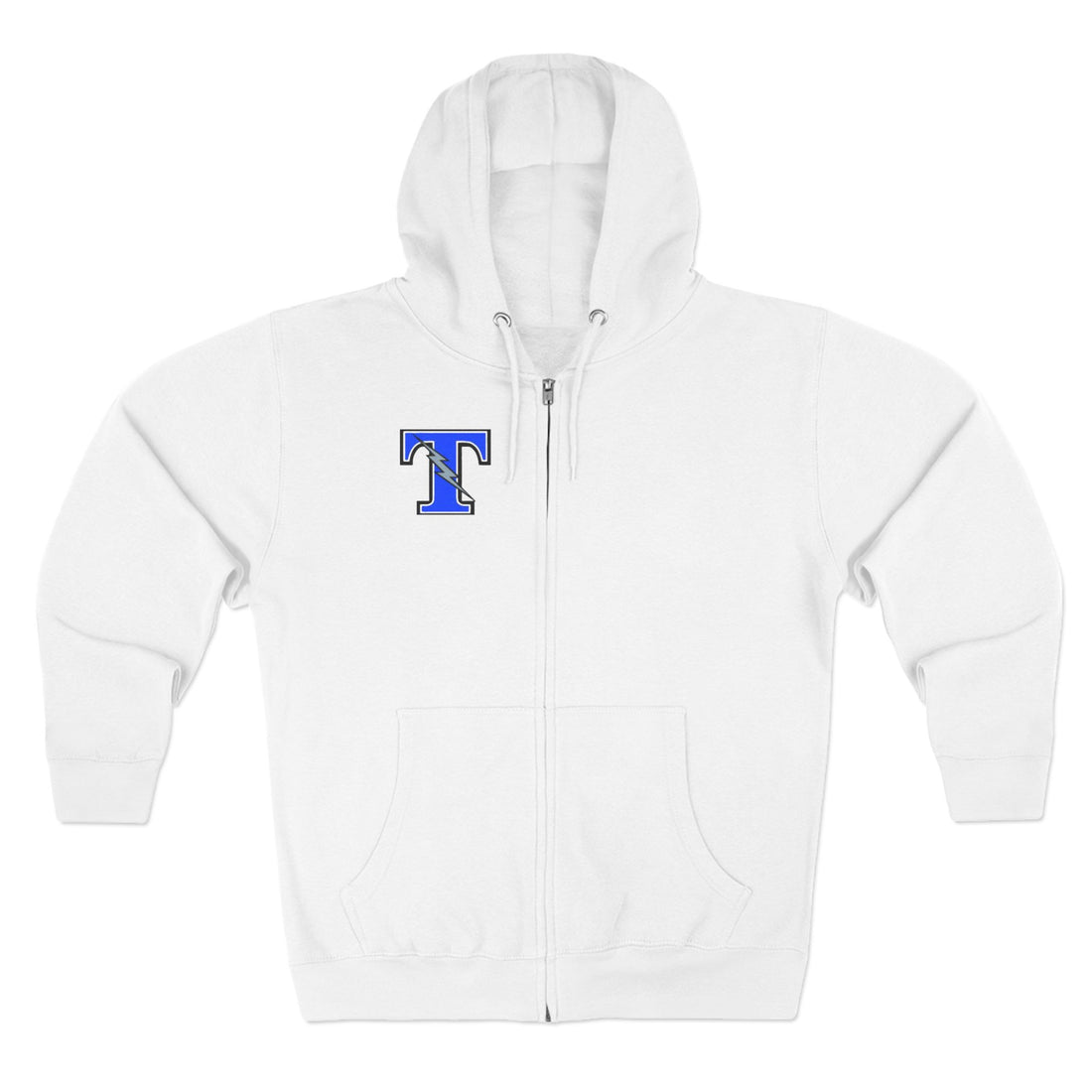 Tartan Titans Eco-Friendly Unisex Zip Hoodie with Custom Letter Design