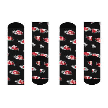 Eden Prairie Eagles Trendy Cushioned Crew Socks