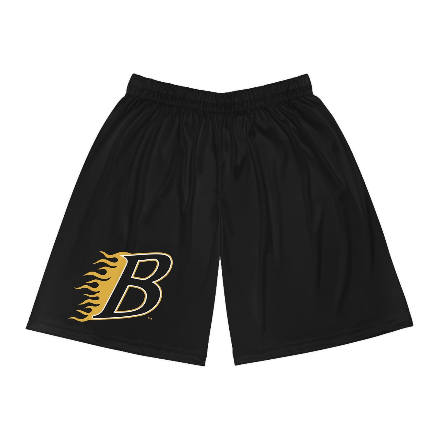 Burnsville Blaze Men's Black Basketball Shorts - Comfortable Athletic Wear