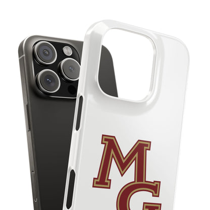 Maple Grove Crimson Slim Phone Case - Stylish Custom Cover for Daily Protection