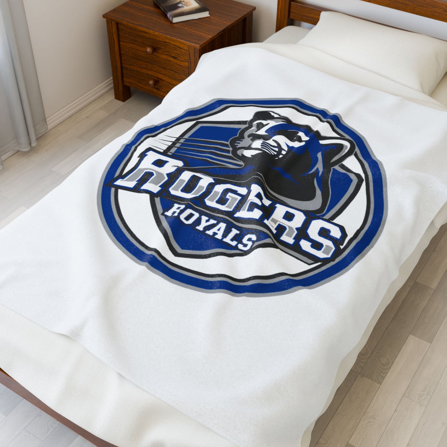 Rogers Royals Velveteen Plush Blanket - Perfect for Relaxation and Home Decor