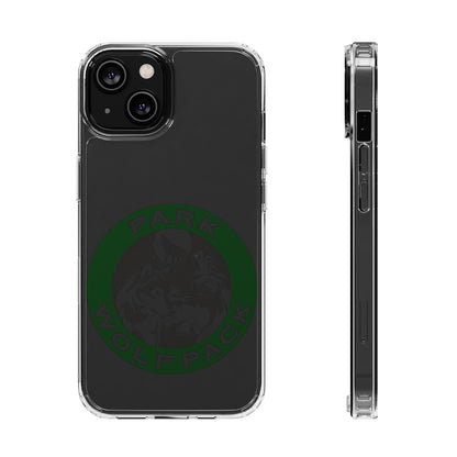 Custom Clear Phone Case - Park Wolfpack Design