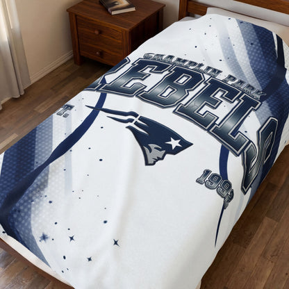 Champlin Park Rebels Cozy Velveteen Plush Blanket - Perfect for Relaxation and Home Decor