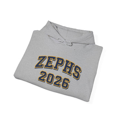 Mahtomedi Zephyrs Class of 2026 Block Hoodie