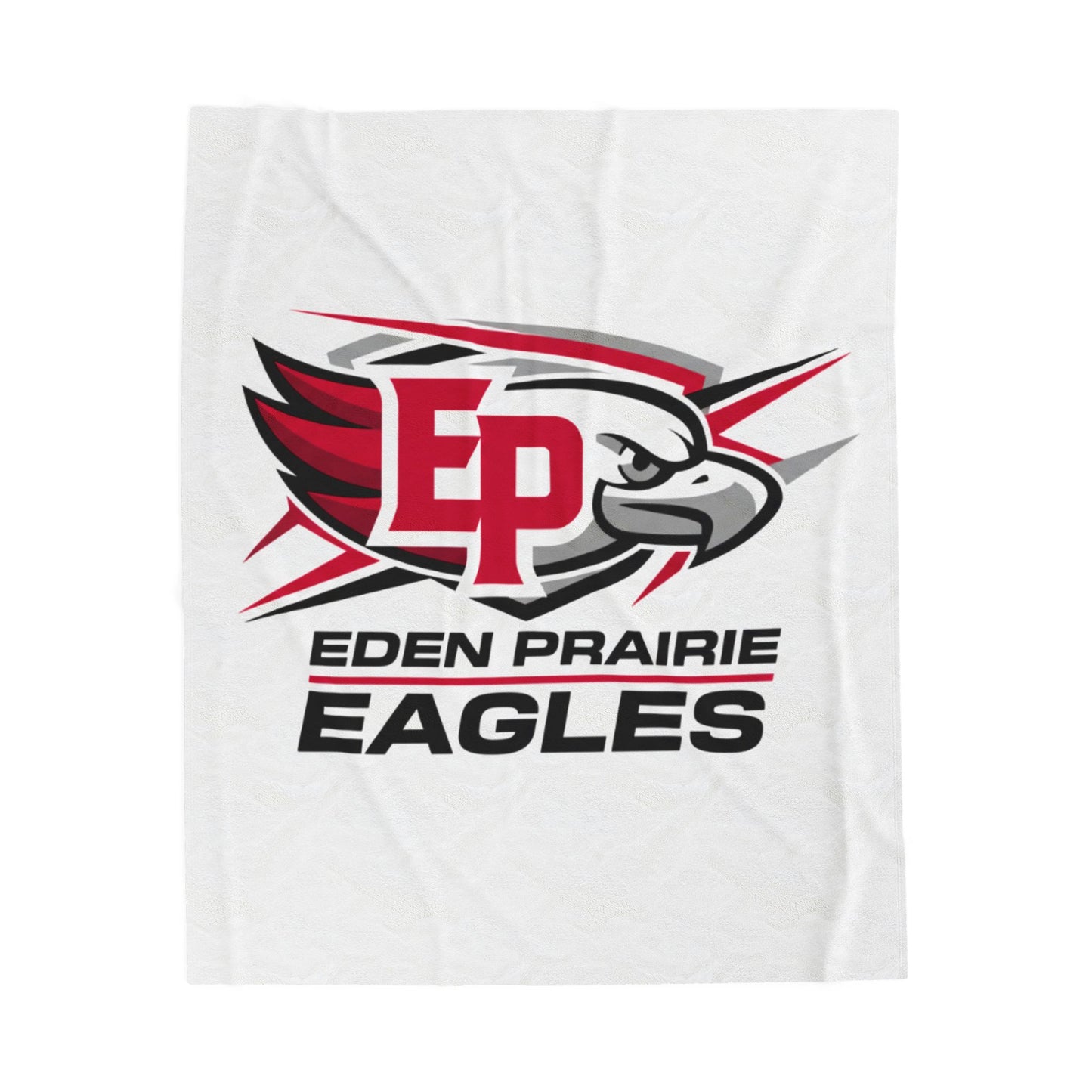 Eden Prairie Eagels Velveteen Plush Blanket