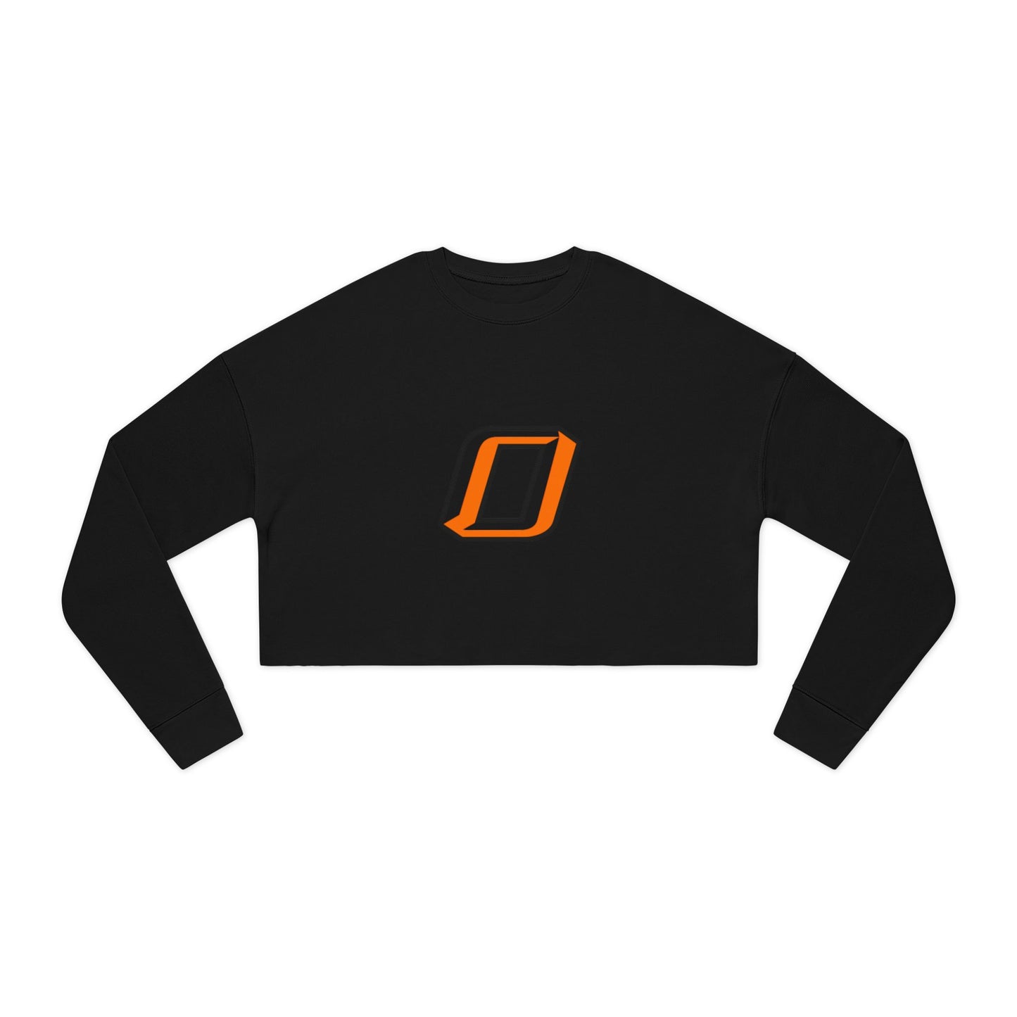 Osseo Orioles Trendy Women's Cropped Sweatshirt with Unique Graphic Design