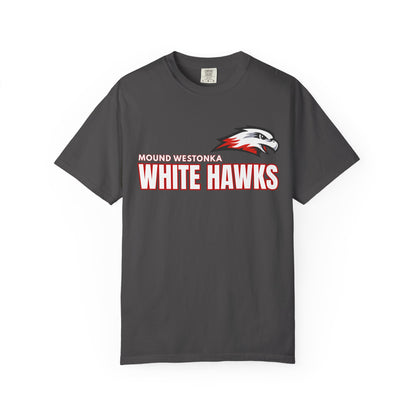 Mound Westonka White Hawks Unisex Garment-Dyed T-Shirt