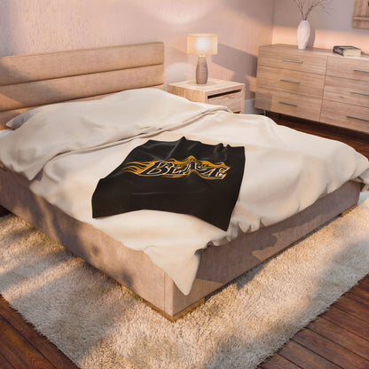 Burnsville Blaze Cozy Velveteen Plush Blanket