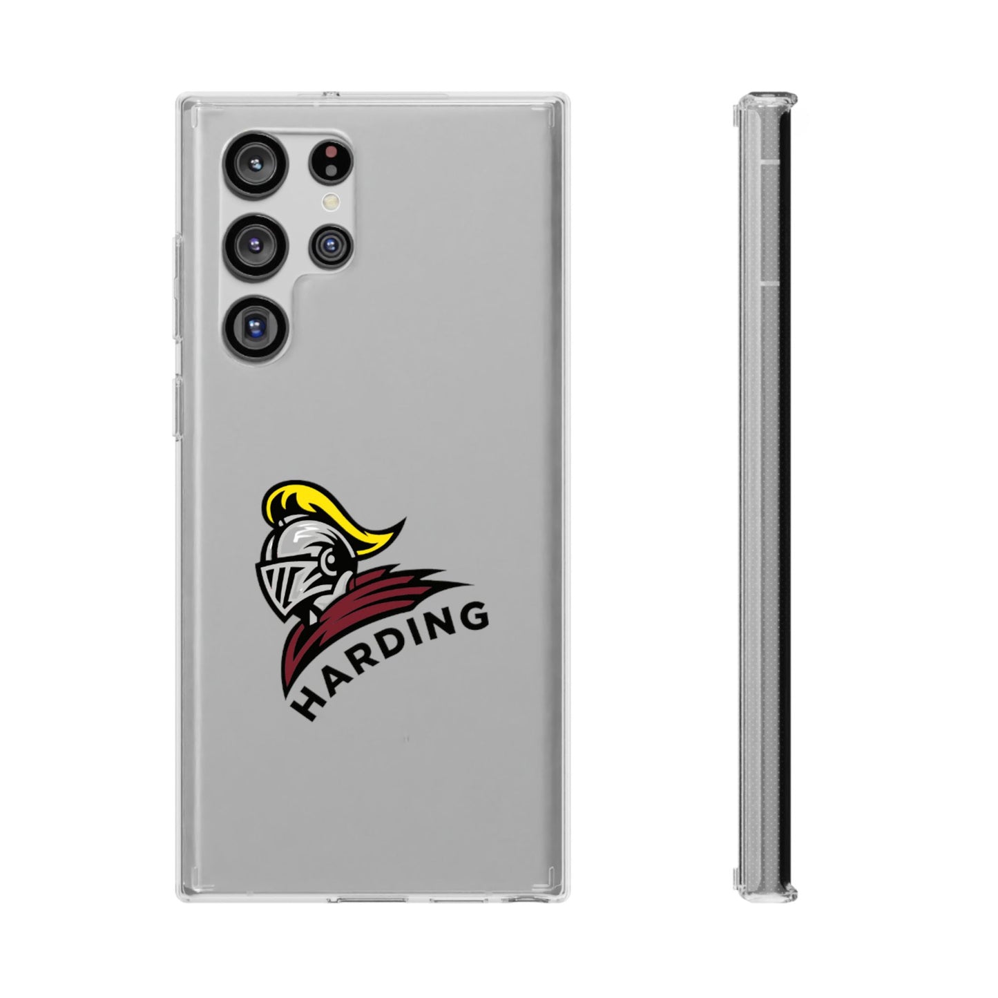 Clear Phone Case with Harding Logo