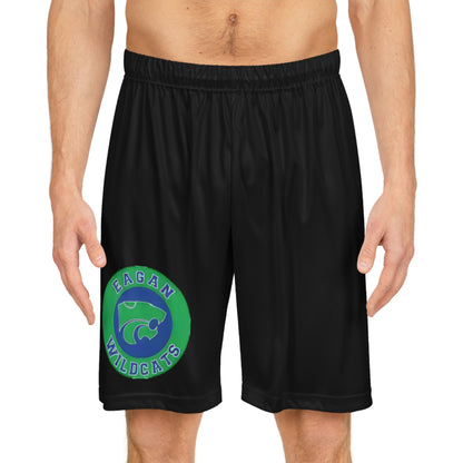Eagan Wildcats Comfortable Black Basketball Shorts