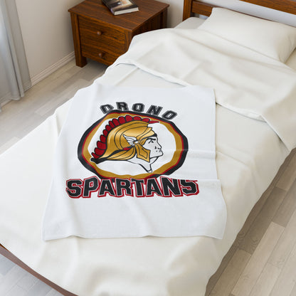Orono Spartans Cozy Velveteen Plush Blanket - Perfect for Relaxation and Home Decor