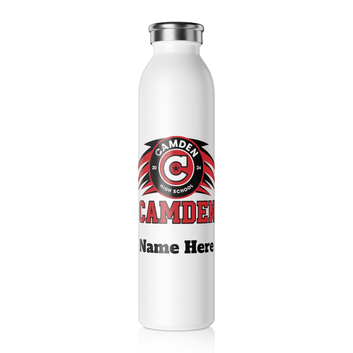 Minneapolis Camden Slim Water Bottle —  Stainless Insulated Bottle