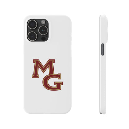 Maple Grove Crimson Slim Phone Case - Stylish Custom Cover for Daily Protection