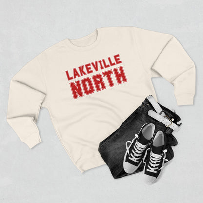 Lakeville North Crewneck Sweatshirt — Vintage Campus Pullover with Panther Logo