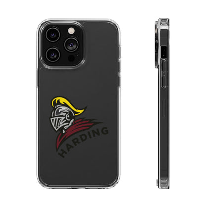 Clear Phone Case with Harding Logo