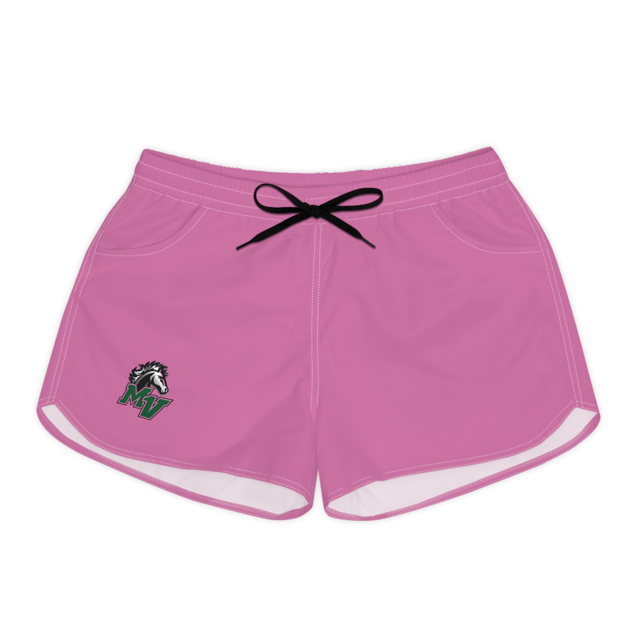 Mounds View Mustangs Pink Women's Casual Shorts