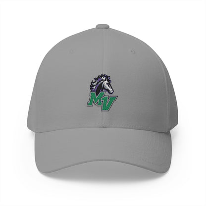 Mounds View Mustangs Embroidered Cap - Structured Adjustable Hat