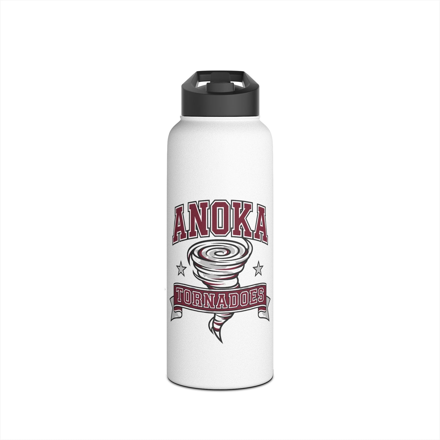 Anoka Tornadoes Stainless Steel, Durable Water Bottle