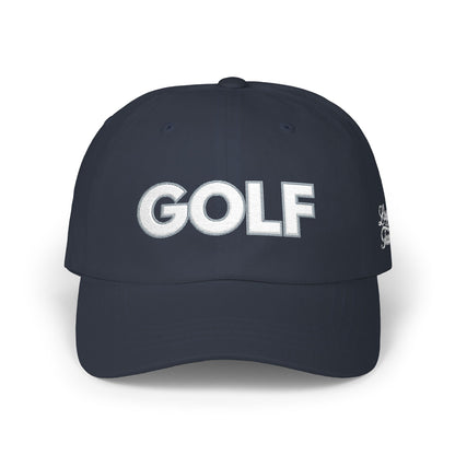 Loggers Trail 'GOLF' Cap — Vintage Fuzzy Lettering