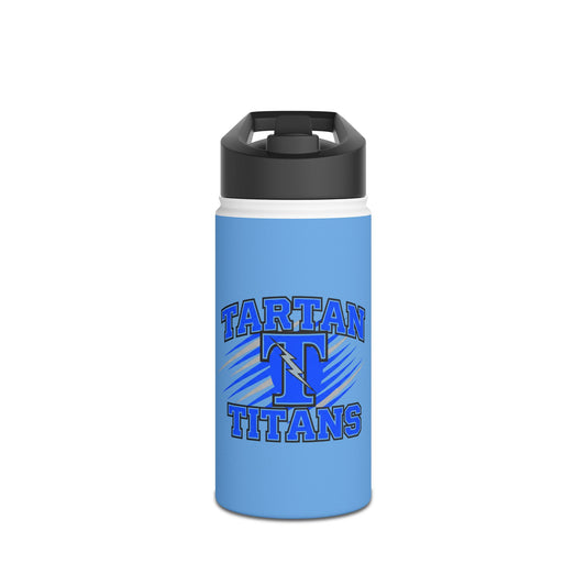 Tartan Titans Stainless Steel Water Bottle, Motivational Hydration Bottle, Sports Water Bottle, Eco-Friendly Gift, Personalized Travel Mug